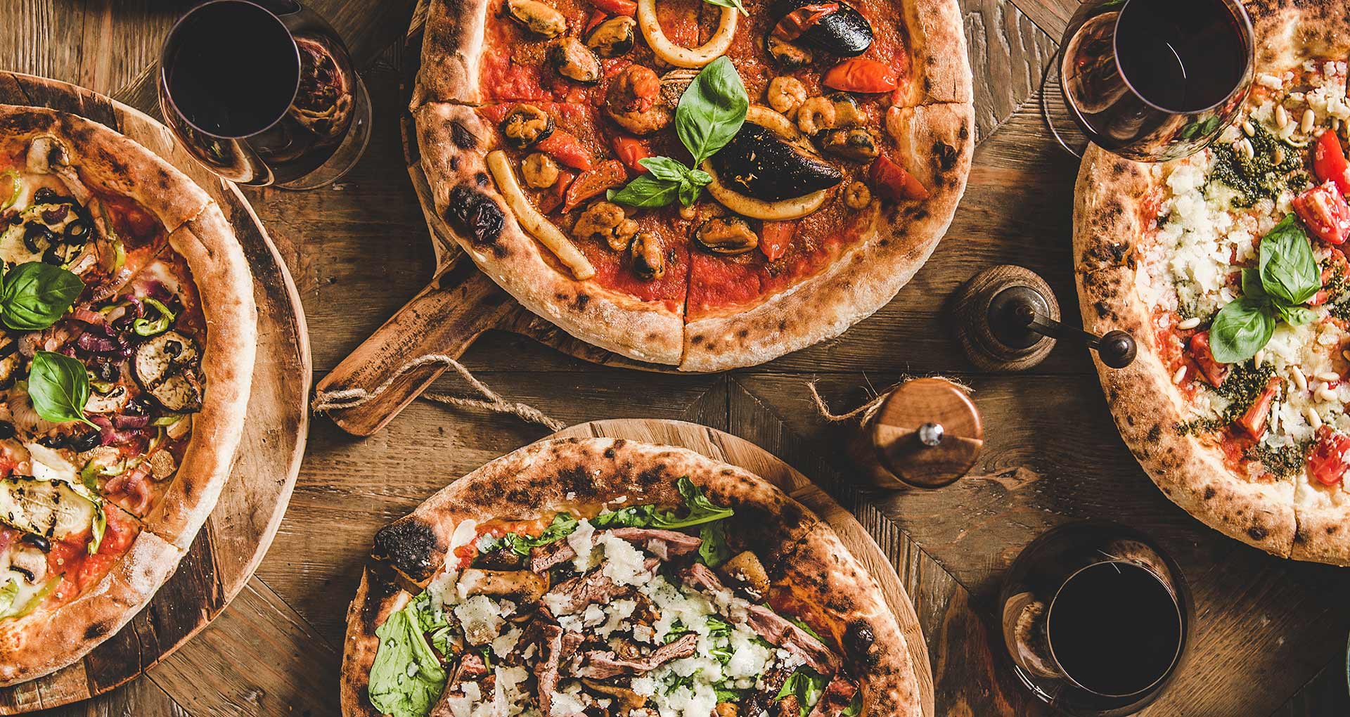 Pizza is het welbekende gerecht van Italië