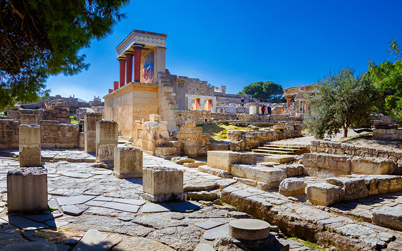Knossos: historie en archeologie