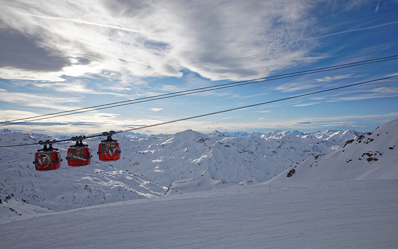 Les Trois Vallées is een wintersport bestemming in Frankrijk