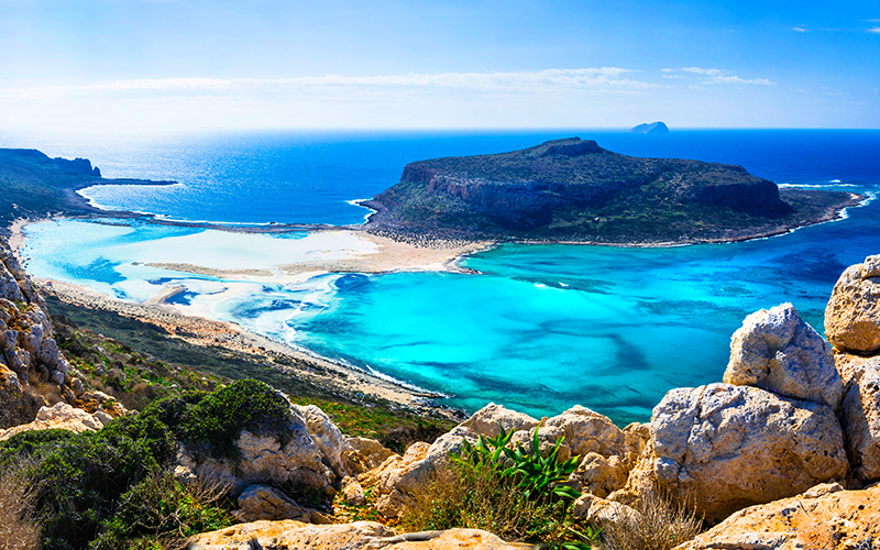 De ruige kust van Kreta
