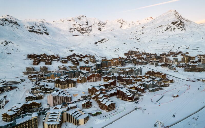 val thorens sneeuwzeker skigebied in frankrijk