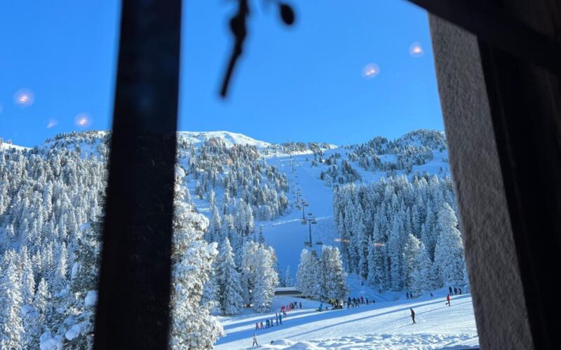 zell am ziller piste raamuitzicht blauwe piste